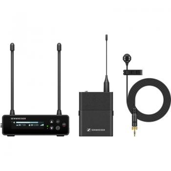 Sennheiser EW-DP ME4 SET - Portable Digital Lavalier Wireless Microphone System with ME-4 Lav Mic, Frequency Range: R4-9 (552-607.8 MHz)