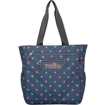 Bolso Escolar Totto Cutara con Estampado de Corazones
