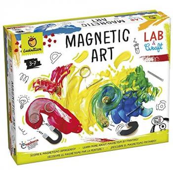 Juego de Arte Magnético Ludattica - Incluye piezas magnéticas, tablero de dibujo, variedad de colores, diseño educativo y creativo