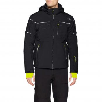 CMP Feel Warm Flat 8.000 Chaqueta, Hombre, Negro, 54