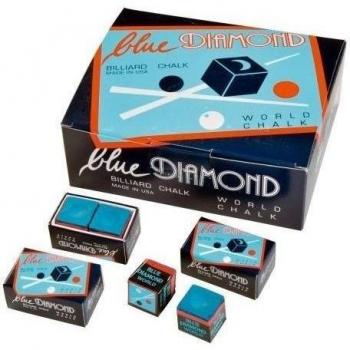 Diamante azul billar tiza azul,