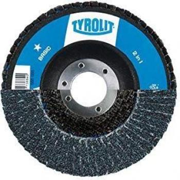 Tyrolit 34318392 BASIC Disco de Láminas, ZA120-B, 27A Forma, 125mm x 22.23mm, Caja de 10