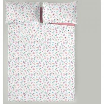 Juego de Sábanas Estampadas NATURALS 3/4 Piezas - Incluye Sábana Bajera + 1/2 Fundas de Almohada - Algodón Franela Extra Suave - Modelos Difer