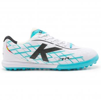 Kelme - Botas de fútbol unisex Final Turf Kelme, deportivas de mujer, hombre y niño, color blanco