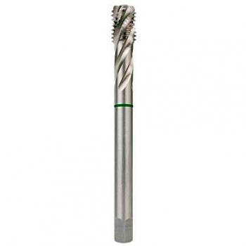 RUKO 263018E - Macho de roscar para máquinas G DIN 5156, HSS Co 5, rectificado - Tipo C. Rosca G 1/8 - Rp 1/8