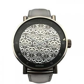 666Barcelona Reloj Analógico para Hombre Unisex de Cuarzo con Correa en Cuero 666-200