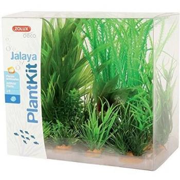 Colección de Plantas Artificiales Zolux Jalaya para Decoración Acuática - Set de 6 Piezas
