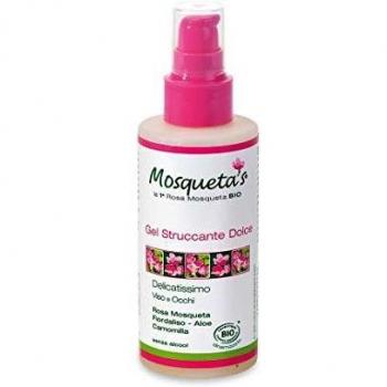 Mosqueta's – Gel desmaquillante suave para ojos y cara biológica y sin alcohol