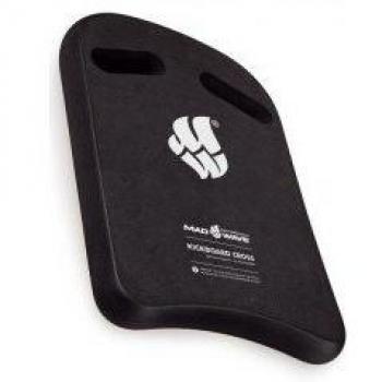 Tabla de natación Madwave Cross Negra - Entrenamiento, diseño ergonómico, material resistente, superficie antideslizante, adecuada para principiantes y nadadores avanzados