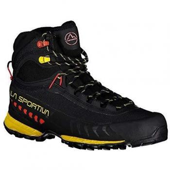 La Sportiva Men's Waterproof Breathable Hiking Boots - Yellow/Black, Size 40