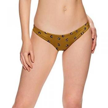 RVCA Chitah Cheeky - Bikini para mujer almendra S
