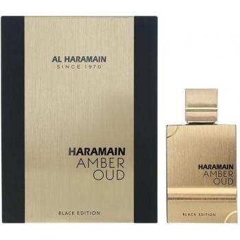 Al Haramain Amber Oud Black Edition Eau De Parfum 60ml - Unisex fragrance, 60ml spray, rich amber and oud notes, long-lasting scent