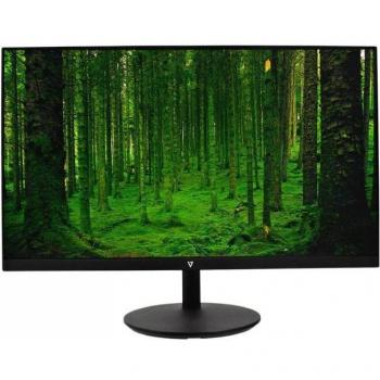 V7 L270IPS-HAS-E 27 Full HD LED IPS Monitor with Height Adjustment, VGA HDMI DisplayPort, Built-in Speakers, Black