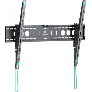 Soporte de Pared Inclinable Onkron UT12 para TV de 60 a 110 Pulgadas, Hasta 120 Kg, Compatible VESA 200x200 a 900x600 mm, Color Negro