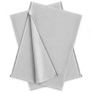 Pack 2 Plaid Multiusos Liso 230x260 cm Gris Claro - Fundas para Sofá y Mantas para Cama
