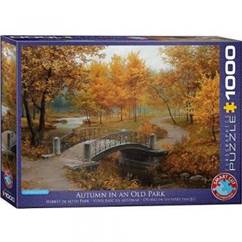 Puzzle Eurographics - Eugeny Lushpin: Otoño en un Viejo Parque, 1000 Piezas