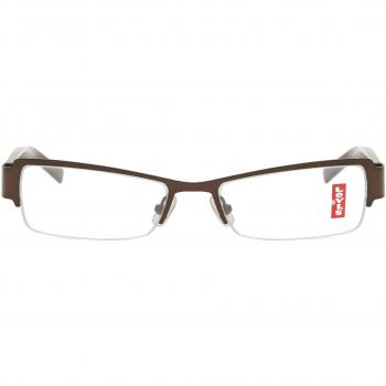 Levi's LS2510 A005 Women's Eyeglasses Brown Size Standard (Frame Only) - Blue Light Block Available