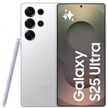 Smartphone Samsung Galaxy S25 Ultra 256 GB, Titanio Blanco Plata, 6.9, Dual SIM, Android 15, 12 GB RAM, Batería 5000 mAh