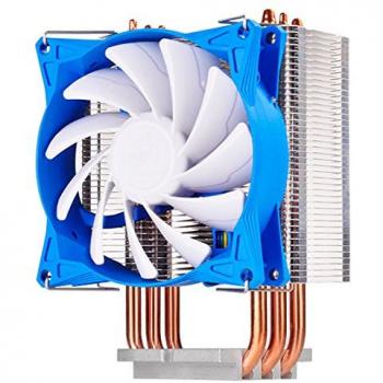 Dissipador de CPU Silverstone Argon AR08 - 3 Tubos de Calor, Tecnología de Contacto Directo, Ventilador PWM de 92 mm para Intel/AMD