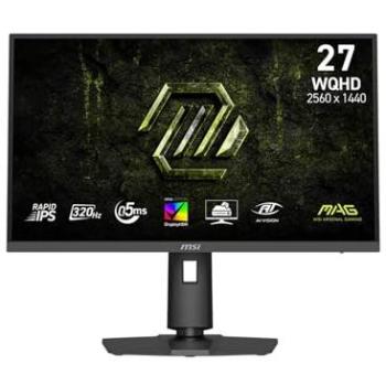 Monitor Gaming MSI MAG 274QPFDE X32 27 QHD Rapid IPS 320Hz 1ms HDMI/DisplayPort VESA Ajuste Altura