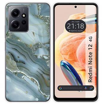 Funda de Silicona Personalizada para Xiaomi Redmi Note 12 4G Diseño Mármol 09 con Dibujos