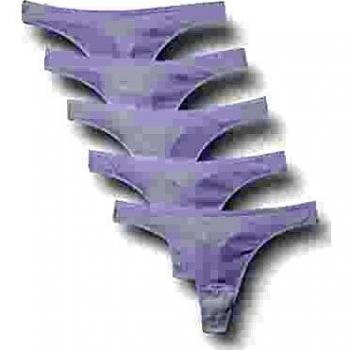 Iris & Lilly BELD001M5 Thong, White, S, Pack of 5