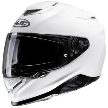 HJC Casco Integral RPHA 71 Perla-Blanco - Casco de moto, color blanco perlado, diseño aerodinámico, sistema de ventilación avanzado, interior desmontable y lavable, compatible con sistema de comunicación HJC
