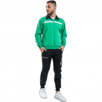 Givova One Full Zip Chándal TT012-1310 - Chándal de entrenamiento, cierre completo con cremallera, tejido ligero y transpirable, diseño moderno, ideal para actividades deportivas y uso diario