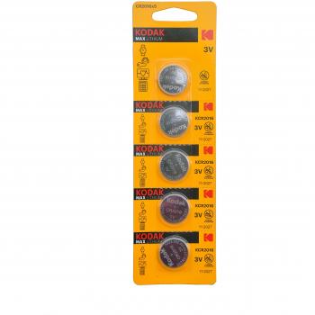 Kodak Piles Bouton Ultra Lithium CR2016 3V batterie - Vendu par Lot de 5