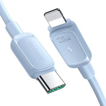 Cable USB-C a Lightning Joyroom Color Series 20W, 1.2m - Azul