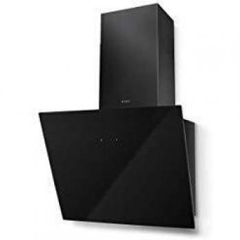 Campana Decorativa Inclinada 55cm LED Negra 700m³/h Faber TWEET EV8