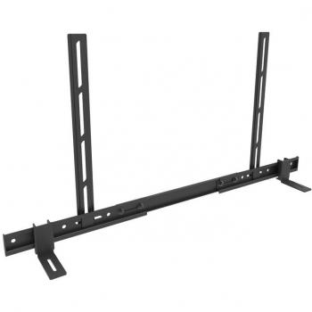 Soporte de pared universal para altavoces y soundbars MB7895, acero negro, instalación fija