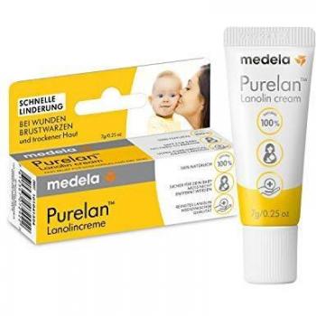 Pomada para pezones Purelan™ de lanolina 7 g - 100% natural, hipoalergénica y libre de fragancias
