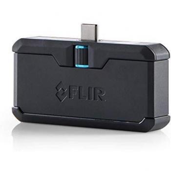 Cámara térmica Flir ONE Pro para Android (USB-C) - Color Negro, resolución de 160x120 píxeles, rango de temperatura de -20°C a 400°C, conectividad USB-C, app compatible con dispositivos Android