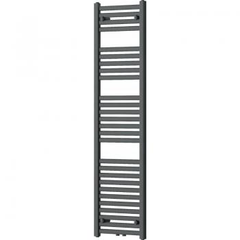 Radiador secatoallas eléctrico de agua 574W 150x40x3cm, Gris