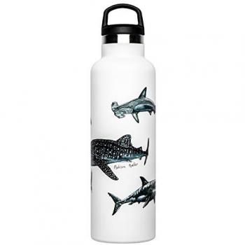 Botella térmica ilustrada de tiburones 600ml