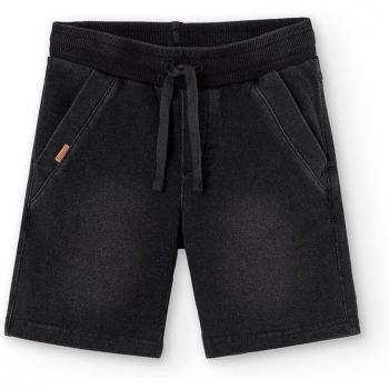 Bermuda felpa denim elástica de niño Boboli 590352 BLACK