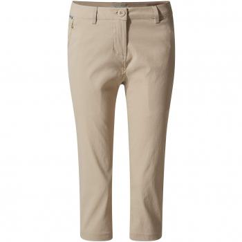Craghoppers Kiwi Pro Crop para Mujer, Mujer, CWJ1204 69414L, Arena, 42