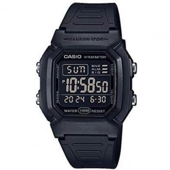 Casio Reloj Digital para Hombre de Cuarzo con Correa en Resina W-800H-1BVES