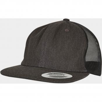 Black Flexfit Denim Trucker Cap
