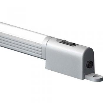 Rittal LED Cabinet Light with 10 LEDs, Compact Polycarbonate Housing, Gray (RAL 7035), 24V