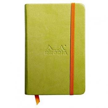 Cuaderno Rhodiarama Verde Anís 9x14 - Cuaderno Rígido con Papel Liso de Alta Calidad