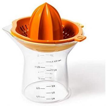 Exprimidor de Cítricos 2 en 1 OXO - Capacidad de 350 ml para Naranjas y Limones
