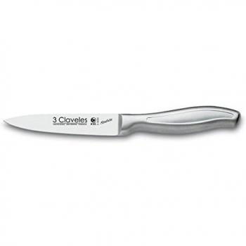 3 Claveles Absolute E 3C Cuchillo para Verduras de 4, 10 cm, Acero, 1 cm