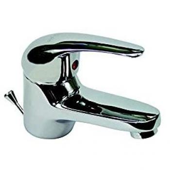 Mezclador de Lavabo Aglaia 02440 con Desagüe Automático y Acabado Cromado