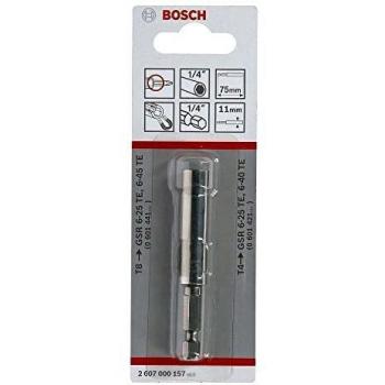Bosch Professional 2607000157 Uni Holders 75 mm 1/4 ex hex Shank, Silver
