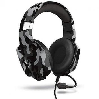 Trust Gaming Cascos Gaming para PC, Playstation & Xbox GXT 323K Carus - Auriculares Gamer con Micrófono Flexible, para PC, PS4, PS5, Xbox Series X