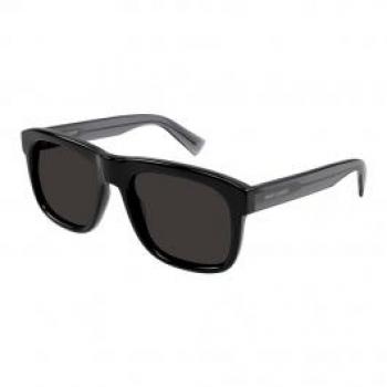 Saint Laurent SL 558 Col. 003 Men's Square Black Sunglasses, High-Quality Acetate, Size: 57 MM