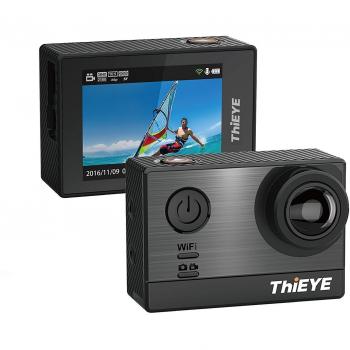 ThiEYE T5e Ultra 4k/30fps WIFI Cámara Deportiva Full HD 1080P 16MP Cámara de Acción 170 grados de Gran Angular Cámara de Deporte Sumergible Hasta 60M