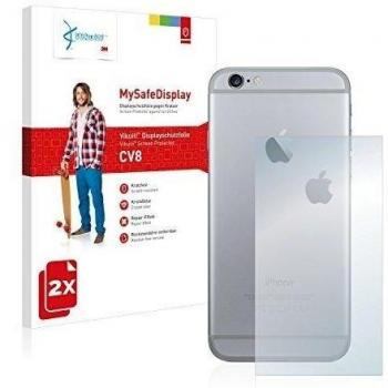 2x Vikuiti MySafeDisplay protector de pantalla CV8 de 3M para Apple iPhone 6 Plus Trasero